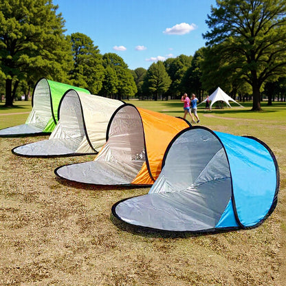 Lightweight Pop-Up Beach Tent – Instant Setup Single Person Sun Shelter for Outdoor Camping, Beach, Travel & Sunbathing