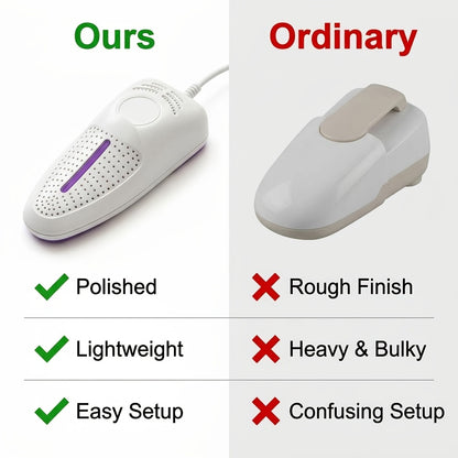 2-In-1 Portable Smart Shoe Dryer, Constant Temperature Anti-Damage Portable Deodorizing Shoe Dryer, Home Mini USB Quick-Dry Shoe Heater, Suitable for Sneakers Dress Shoes Boots, Home And Travel Essential, No Battery Required