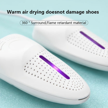 2-In-1 Portable Smart Shoe Dryer, Constant Temperature Anti-Damage Portable Deodorizing Shoe Dryer, Home Mini USB Quick-Dry Shoe Heater, Suitable for Sneakers Dress Shoes Boots, Home And Travel Essential, No Battery Required