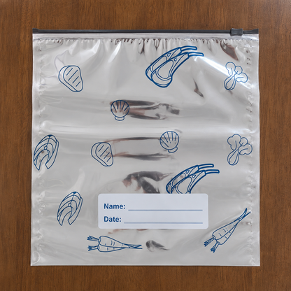 30 Pack Reusable Food Storage Bags with Zipper Seal, Leakproof Freezer Bags for Meat, Vegetables & Meal Prep