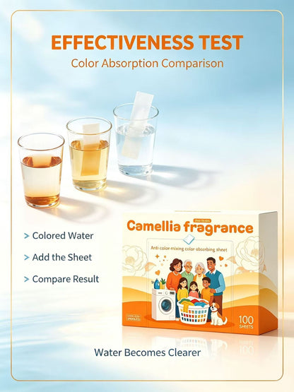 200 Sheets= Up to 6 Months Laundry Protection Laundry Color Catcher Sheets – Anti Color Transfer Washer Sheets for Mixed Loads, Protect Clothes & Prevent Dye Bleeding - Morrowden