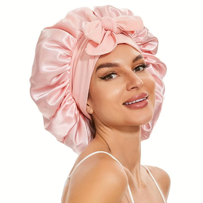 Luxury Silk Satin Bonnet for Sleeping – Soft Hair Protection Cap to Reduce Frizz, Breakage & Bedhead