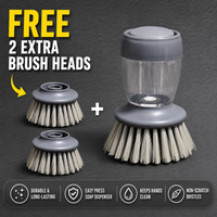 Gray Bristle Brush