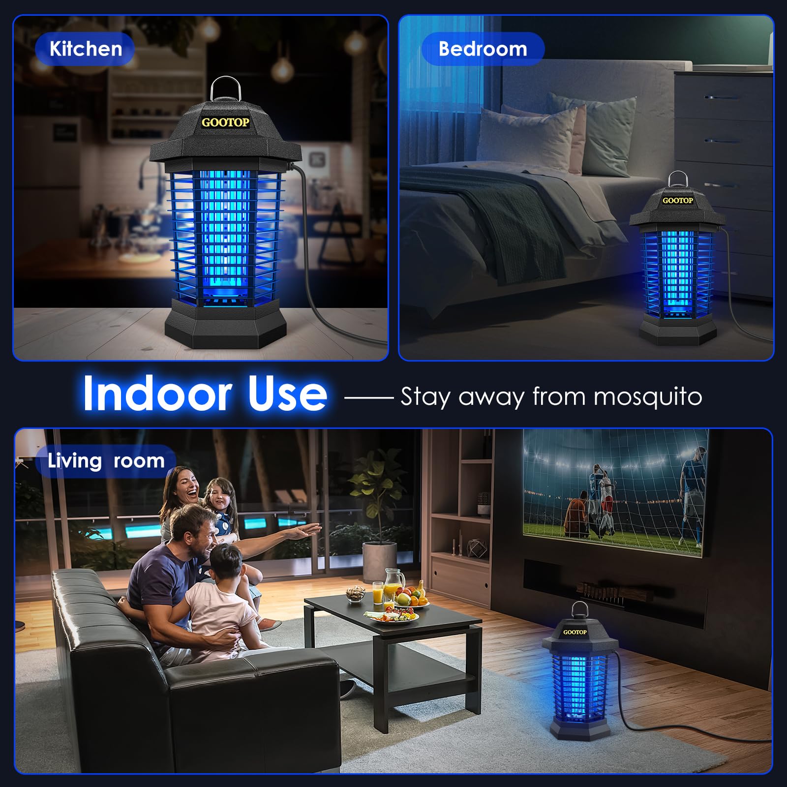 3-Claw Electric Fly Zapper - Morrowden