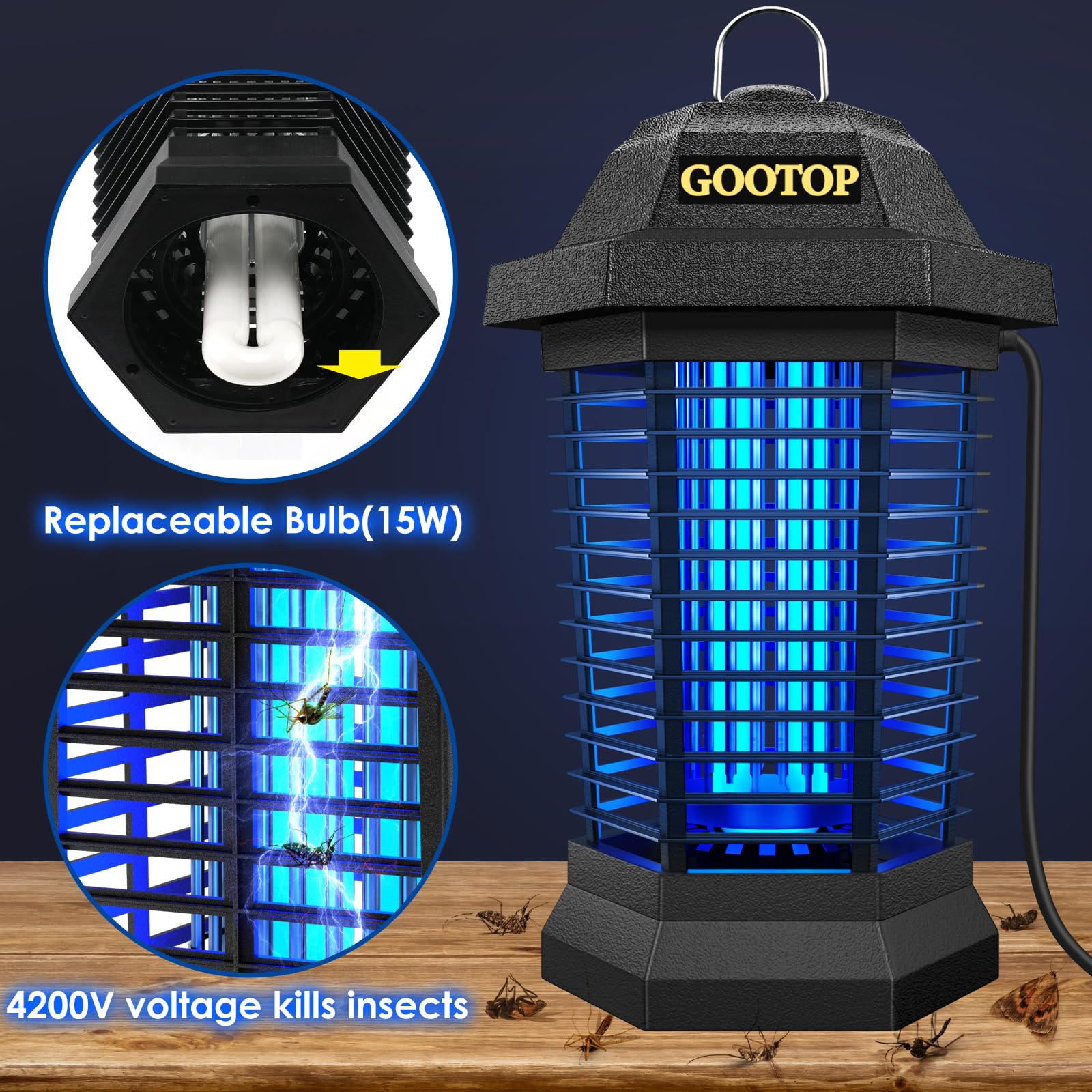3-Claw Electric Fly Zapper - Morrowden
