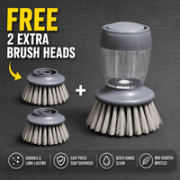 Gray Bristle Brush