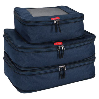 3-Piece Compression Packing Cubes for Travel - Morrowden