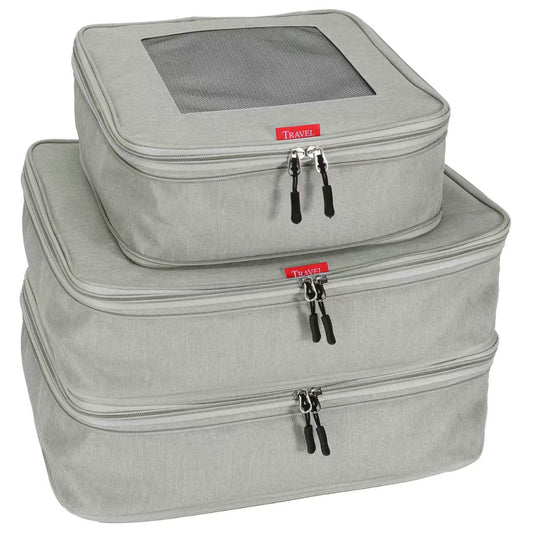 3-Piece Compression Packing Cubes for Travel - Morrowden