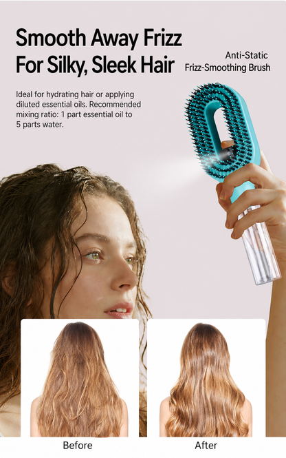 2-in-1 Mist Hair Brush – Detangle, Smooth & Refresh Your Hair Anytime