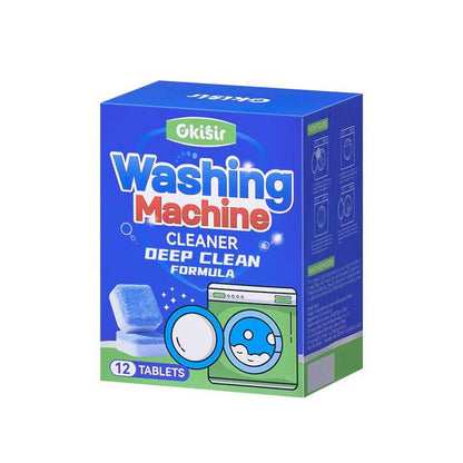 36 PackWashing Machine Cleaner Tablets – Deep Cleaning Formula, No Disassembly Needed, Removes Odor & Residue, Protect Your Washer - Morrowden