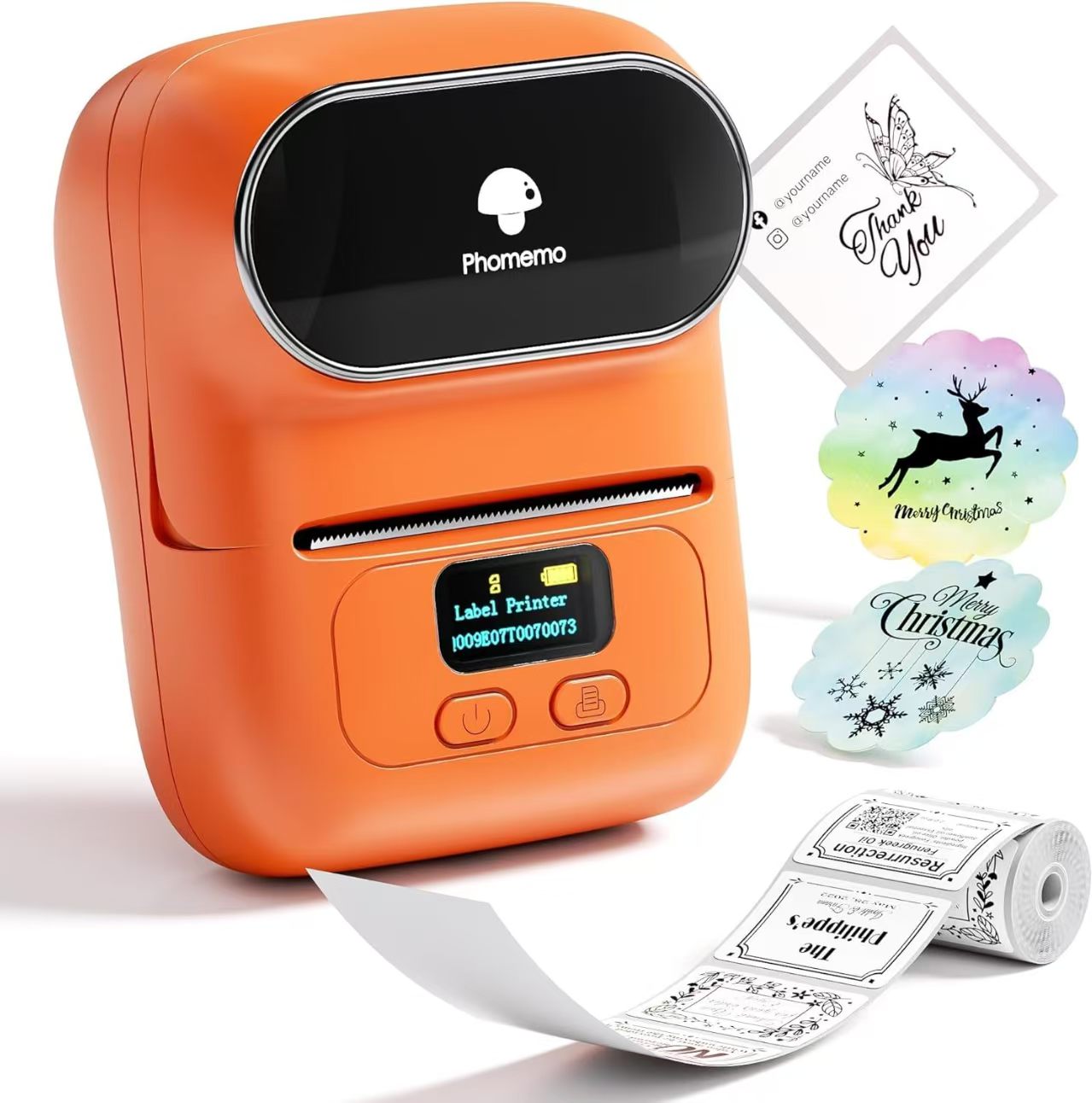 Wireless Thermal Label Printer with App