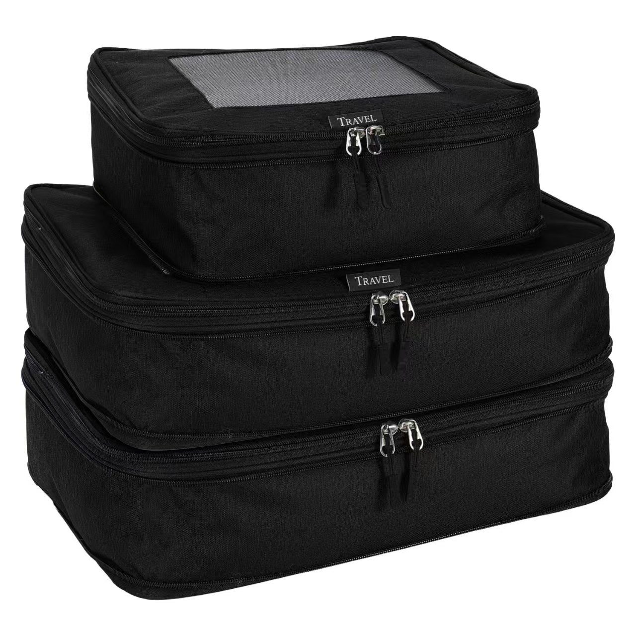 3-Piece Compression Packing Cubes for Travel