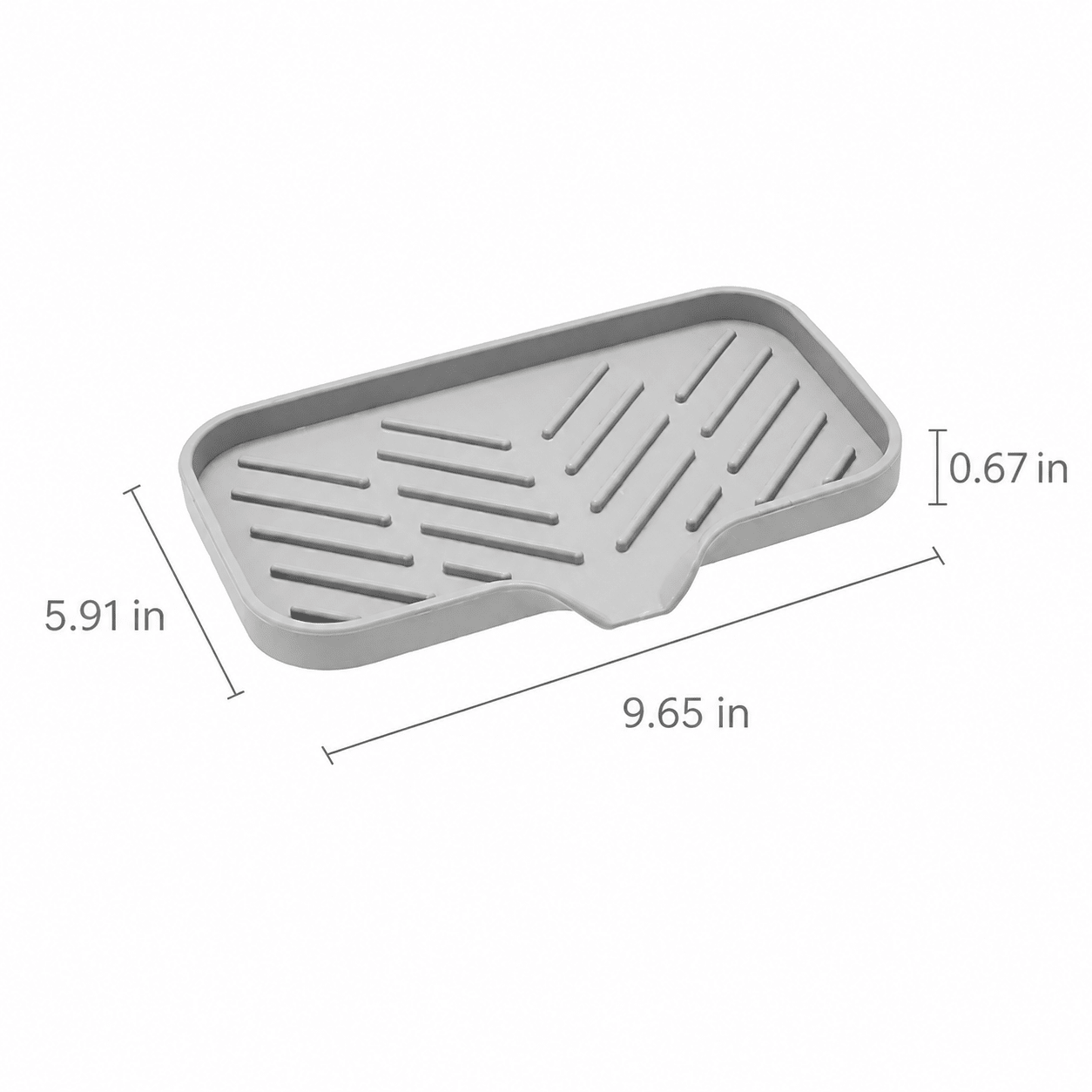 5 Pack Silicone Soap Dish with Drainage Tray – Self Draining Soap Holder for Bathroom & Kitchen Sink, Non-Slip Sponge Holder, Fast Drying Soap Saver Organizer - Morrowden