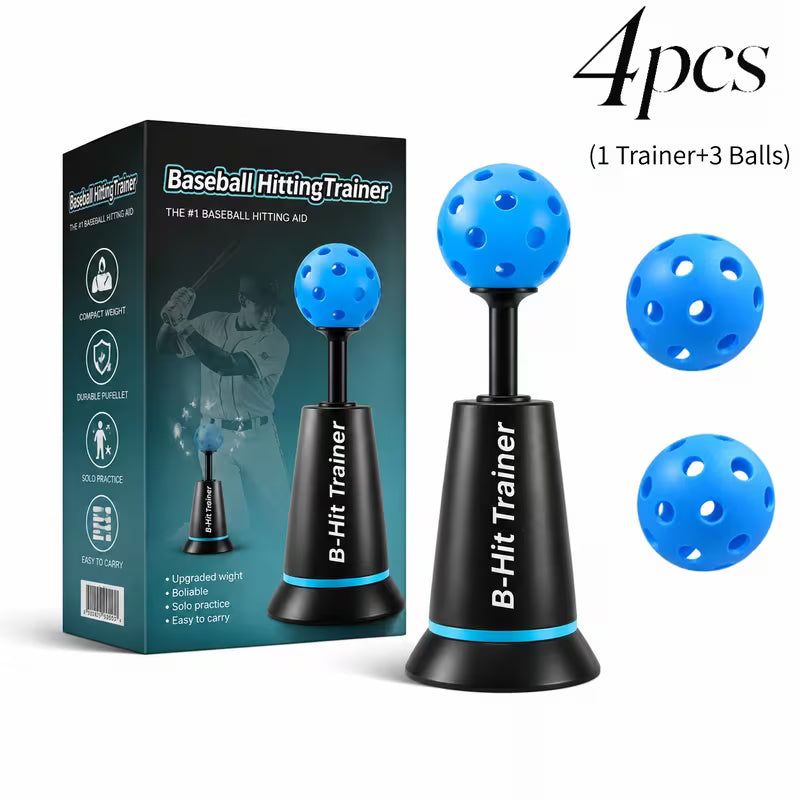 B-Hit Trainer Pop-Up Baseball Hitting Trainer for Solo Practice