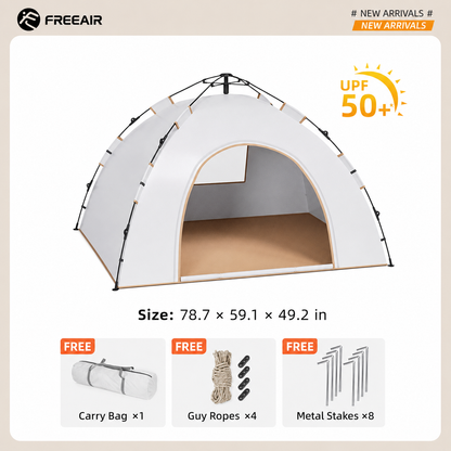 Automatic Outdoor Camping Tent – 2/3/4 Person Family Tent with Sun Protection