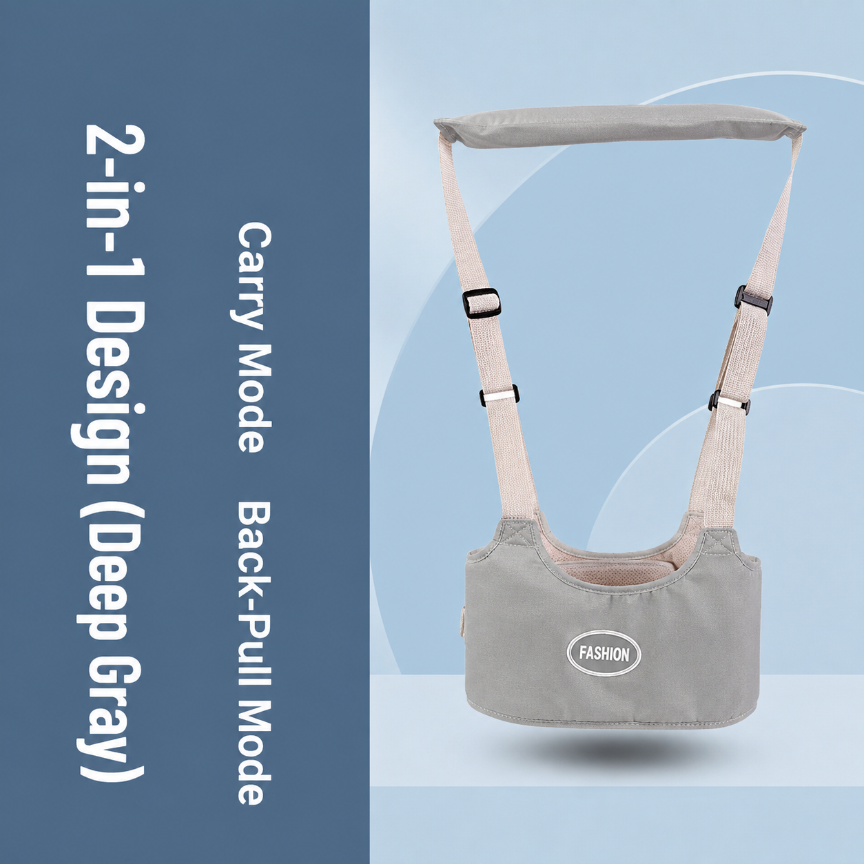 Baby Walking Harness – Anti-Fall Toddler Safety Belt with Waist Support & Adjustable Learning Walker Strap