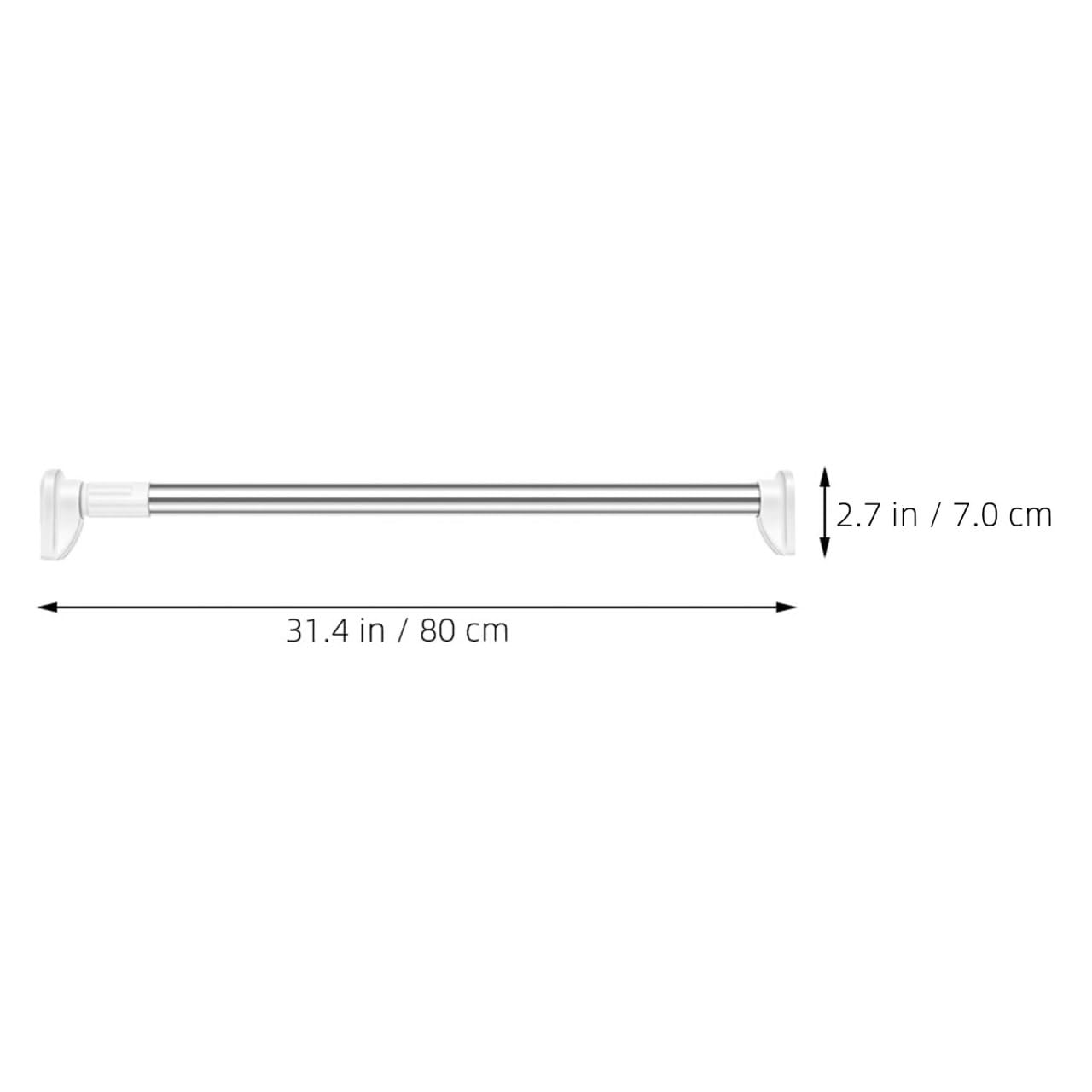 Punch Free Adjustable Telescopic Clothes Drying Rod Closet Tension Pole  Expandable Closet Bar for Laundry and Wardrobe Organization