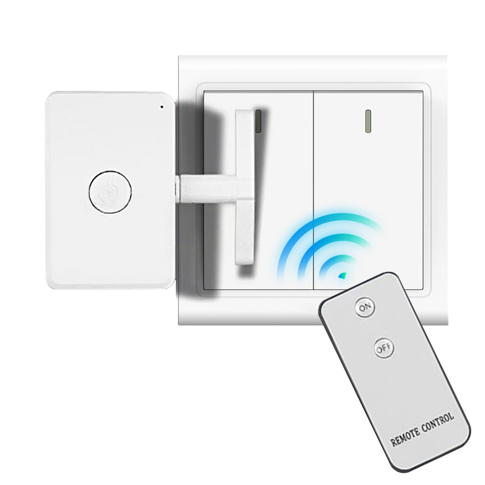 Wireless, Trigger for Appliances with Simple Setup, Battery Operated Compact Mechanical Lifter, Universal Finger Bot for Light Socket Power Outlet Office 1pack