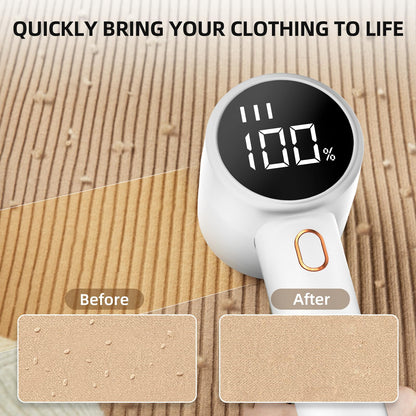 Rechargeable Fabric Shaver with LED Display