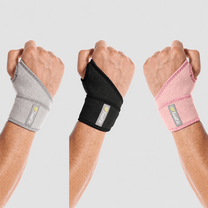 Adjustable Compression Wrist Wraps – Support Straps for Weightlifting, Gym, Basketball & Fitness Training - Morrowden