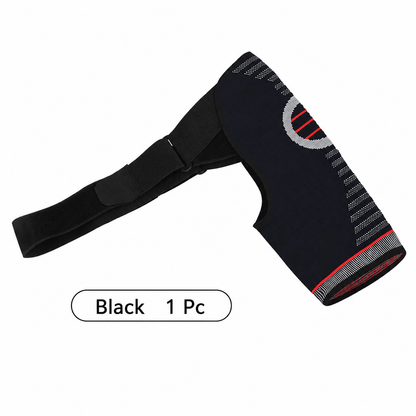 Adjustable Shoulder Support Brace – Compression Wrap for Weightlifting, Gym, Strength Training & Sports - Morrowden