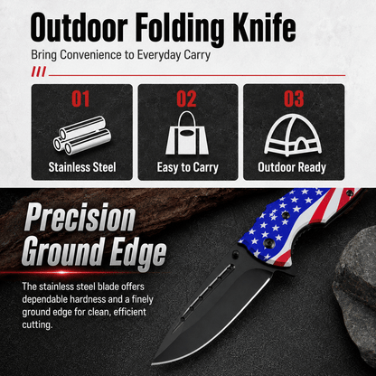 American Folding Knife – Heavy-Duty EDC Pocket Blade - Morrowden