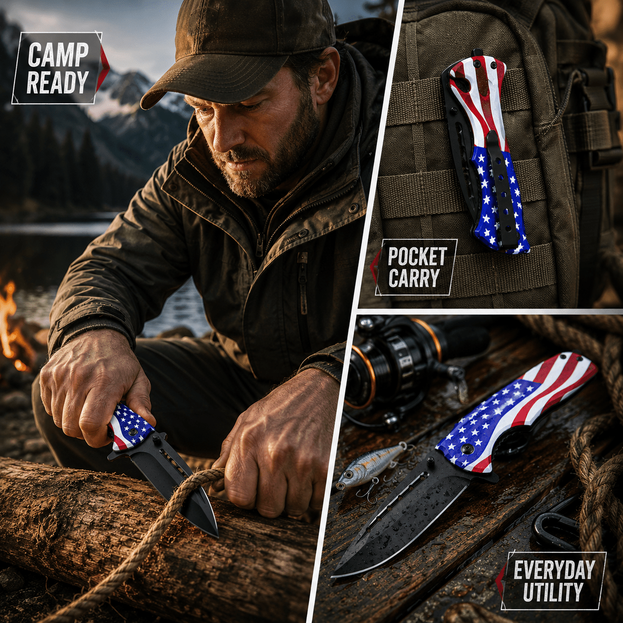 American Folding Knife – Heavy-Duty EDC Pocket Blade - Morrowden