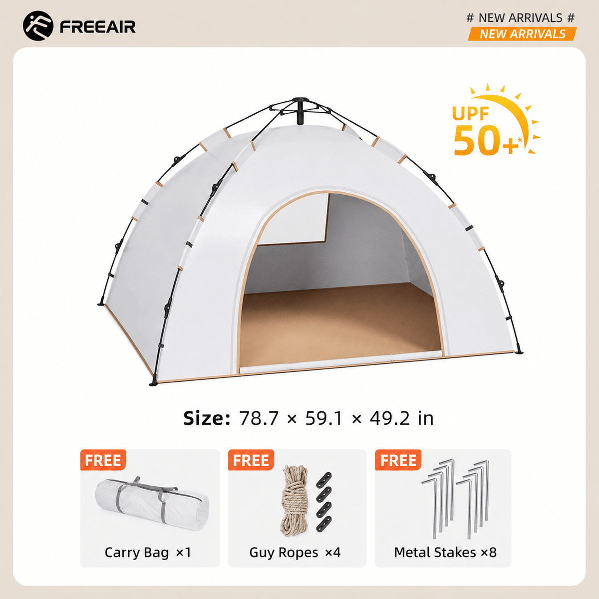 Automatic Outdoor Camping Tent – 2/3/4 Person Family Tent with Sun Protection - Morrowden