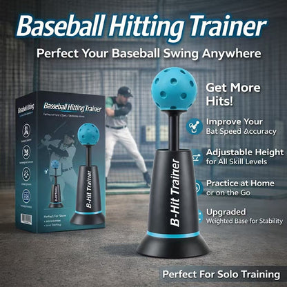 B-Hit Trainer Pop-Up Baseball Hitting Trainer for Solo Practice - Morrowden