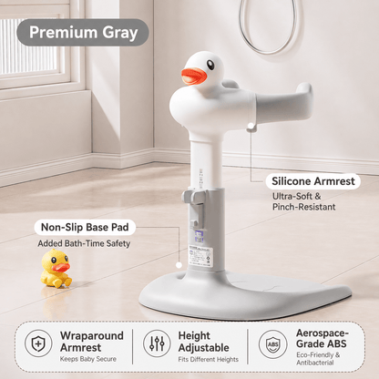 Baby Bath Support Stand – Hands-Free Infant Shower Seat for Toddlers, Safe Bathing Assistant for Babies - Morrowden