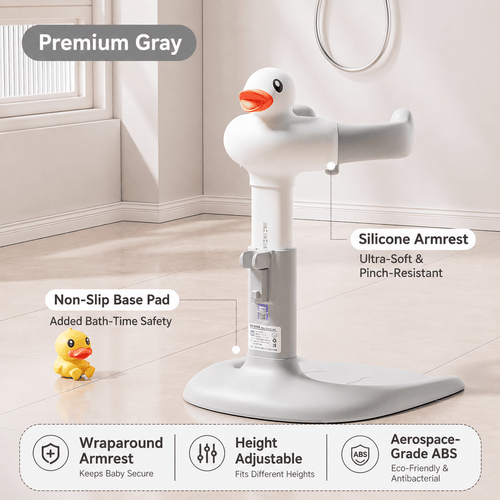 Baby Bath Support Stand – Hands-Free Infant Shower Seat for Toddlers, Safe Bathing Assistant for Babies - Morrowden