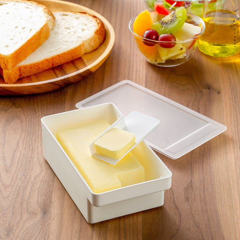 Butter Cutter & Storage Container – Cheese Slicer, Butter Keeper & Portioning Box - Morrowden