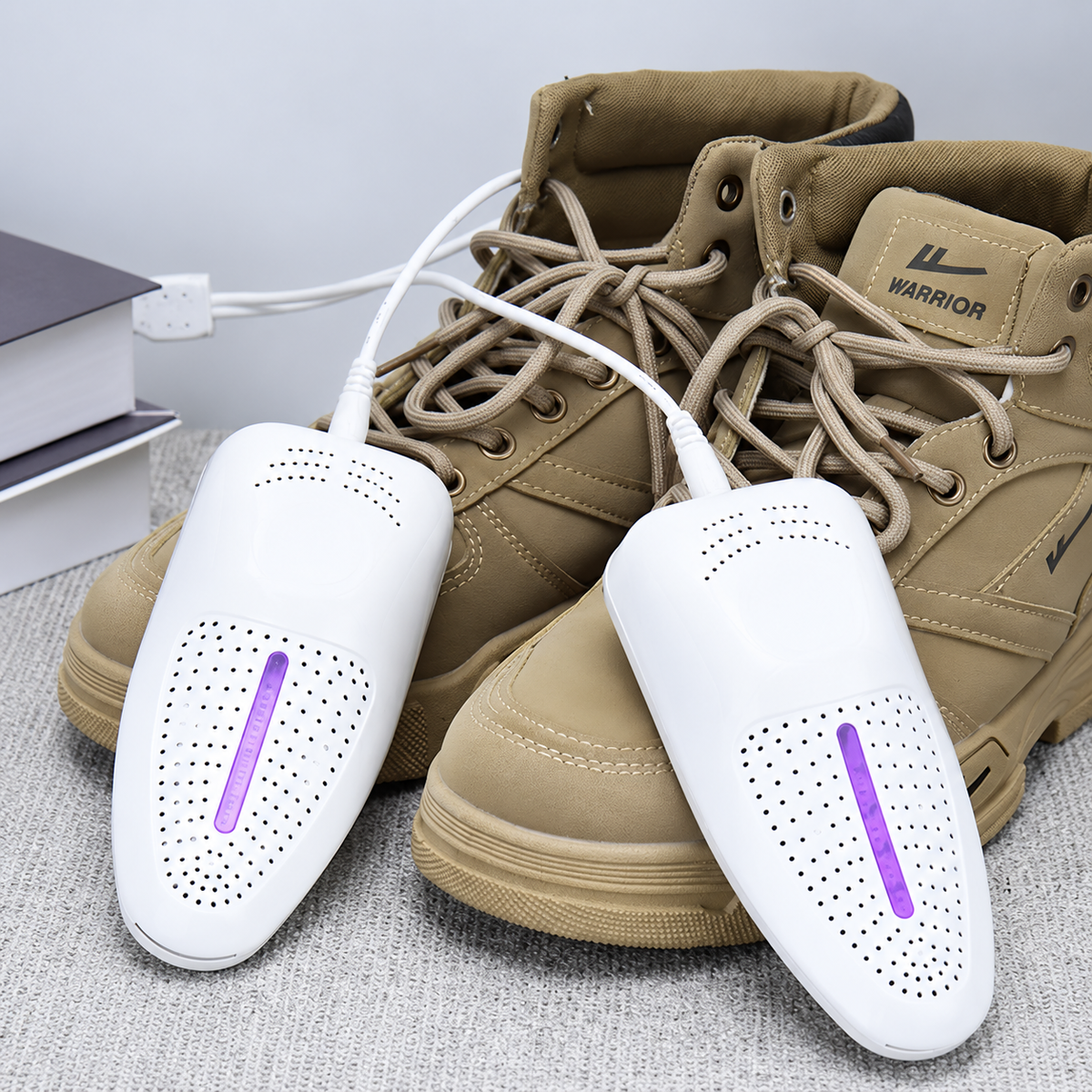 2-In-1 Portable Smart Shoe Dryer, Constant Temperature Anti-Damage Portable Deodorizing Shoe Dryer, Home Mini USB Quick-Dry Shoe Heater, Suitable for Sneakers Dress Shoes Boots, Home And Travel Essential, No Battery Required