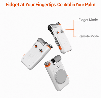 Cheer Dots Bluetooth Phone Remote Fidget Toy – 2-in-1 Wireless Scroll & Click Controller with 360° Dial for Stress Relief - Morrowden