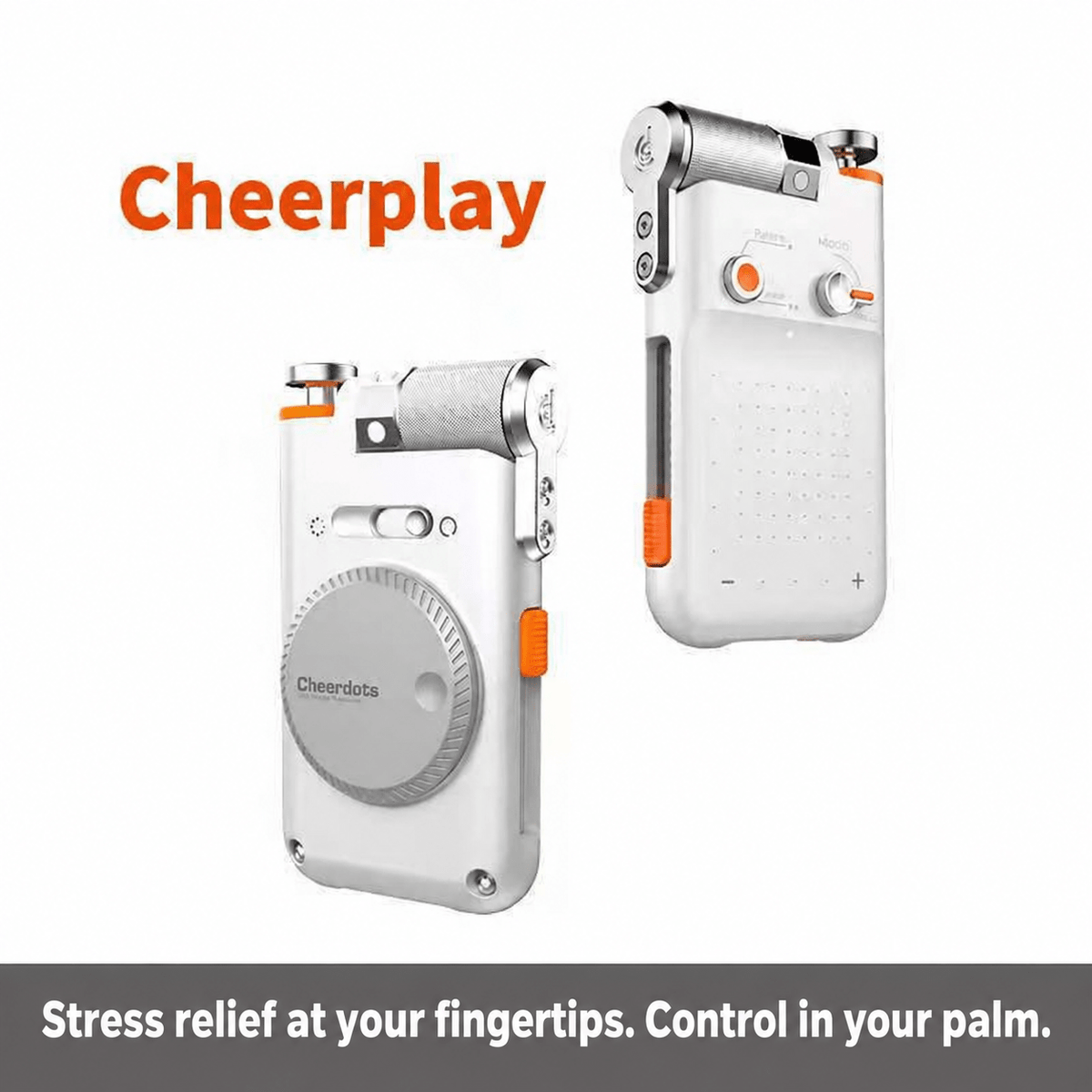 Cheer Dots Bluetooth Phone Remote Fidget Toy – 2-in-1 Wireless Scroll & Click Controller with 360° Dial for Stress Relief - Morrowden