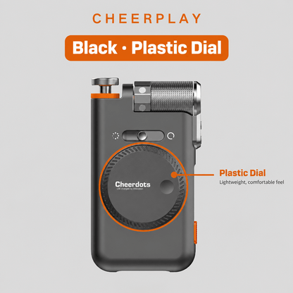 Cheer Dots Bluetooth Phone Remote Fidget Toy – 2-in-1 Wireless Scroll & Click Controller with 360° Dial for Stress Relief - Morrowden