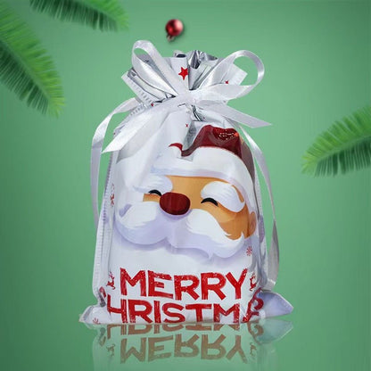 Christmas Drawstring Gift Bags – Holiday Present Wrapping Bags - Morrowden