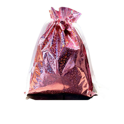 Christmas Drawstring Gift Bags – Holiday Present Wrapping Bags - Morrowden