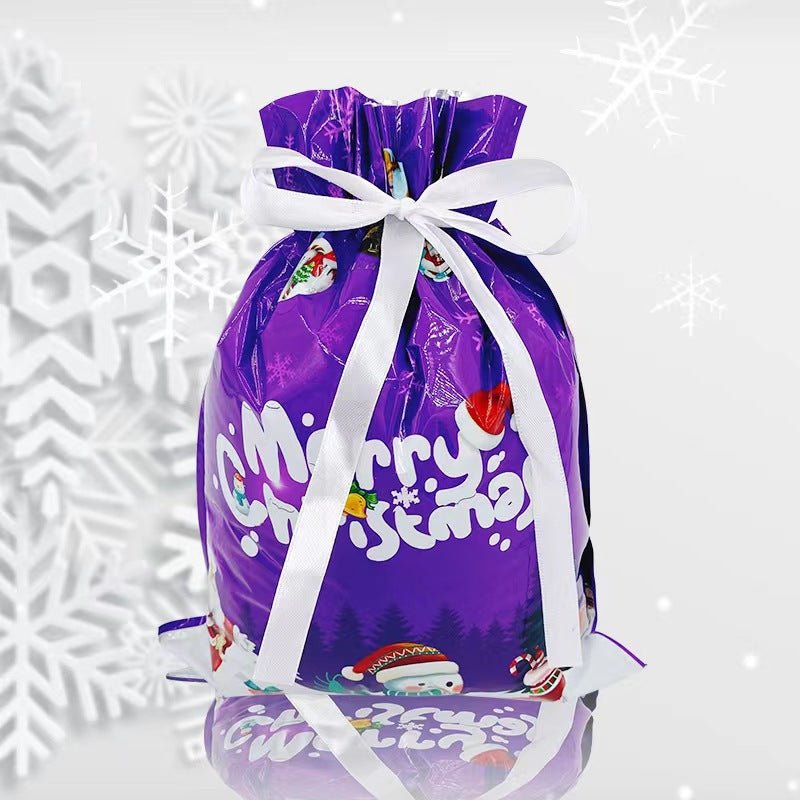 Christmas Drawstring Gift Bags – Holiday Present Wrapping Bags - Morrowden