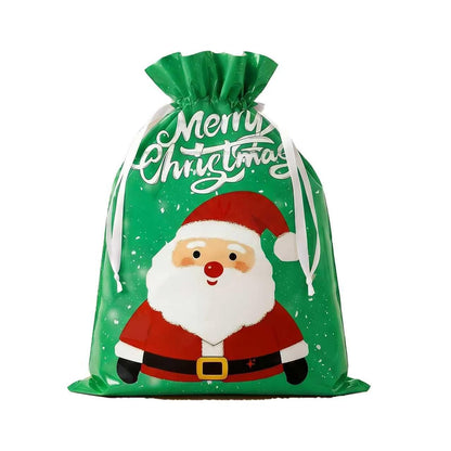 Christmas Drawstring Gift Bags – Holiday Present Wrapping Bags - Morrowden