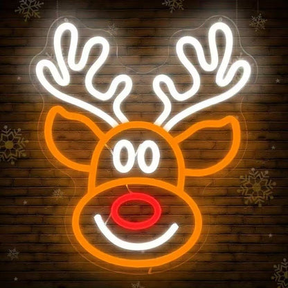 Christmas LED Neon Sign – USB Powered Festive Wall Light for Holiday Home, Window & Party Decor - Morrowden