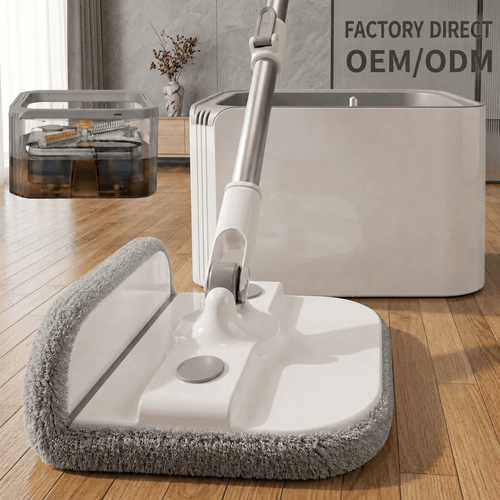 Clean & Dirty Water Separation Spin Mop – Hands-Free Self-Cleaning Lazy Mop - Morrowden