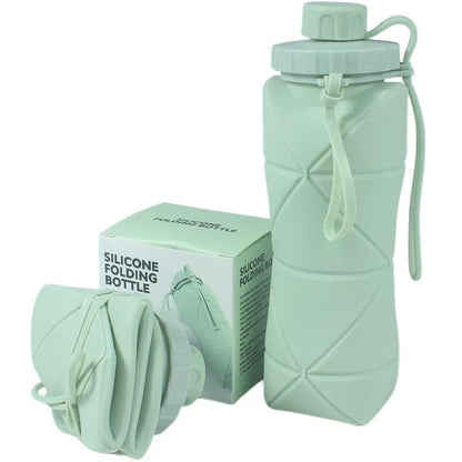 Collapsible Silicone Water Bottle - Lightweight Foldable Travel Bottle for Hiking, Camping & Outdoor Adventures - Morrowden
