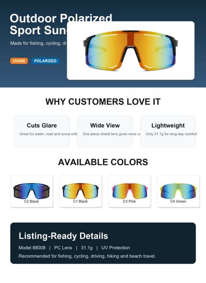 Cycling Windproof Sunglasses - Morrowden