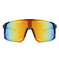 C2 Matte Black / Blue Mirror Lens / Blue Rubber Temples
