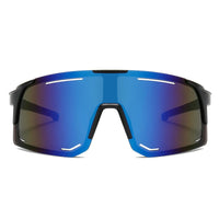 C1 Matte Black / Red Mirror Lens / Red Rubber Temples