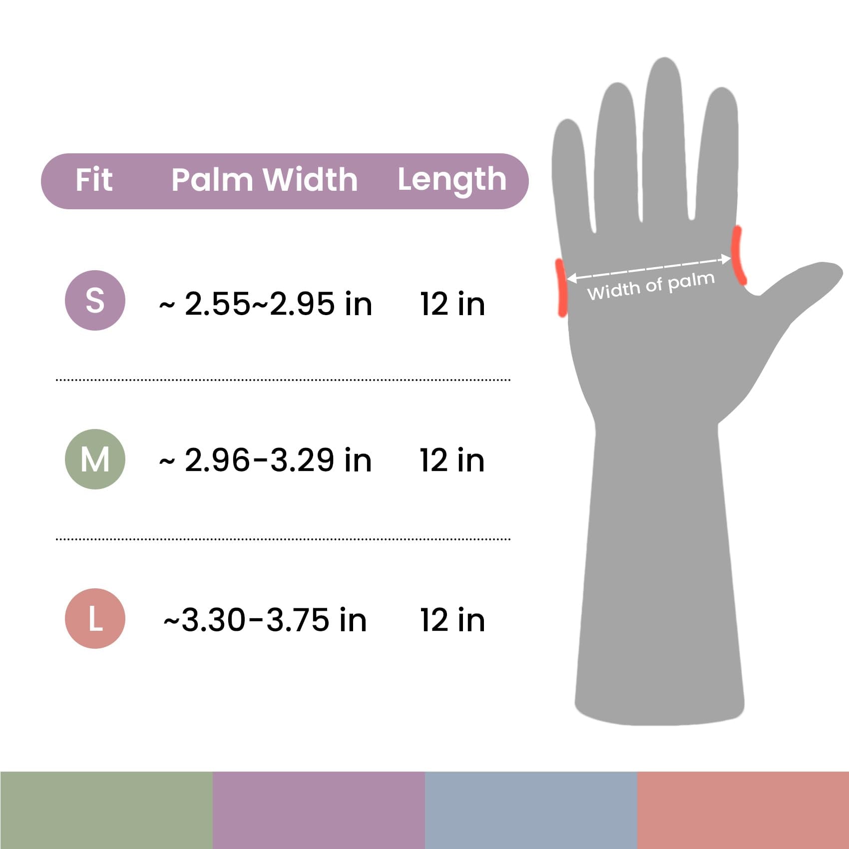 Dishwashing Rubber Gloves Reusable Kitchen Gloves 2Pairs Cleaning Gloves for Washing Dishes Long-lasting&Non-Slip - Morrowden