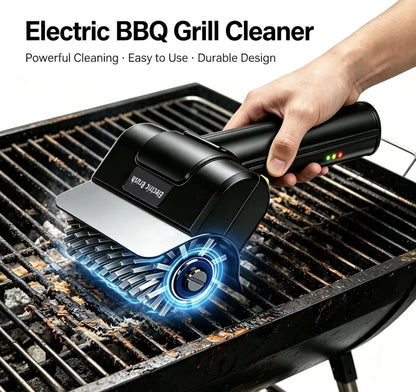 Electric BBQ Grill Brush with Stainless Steel Bristles - Morrowden