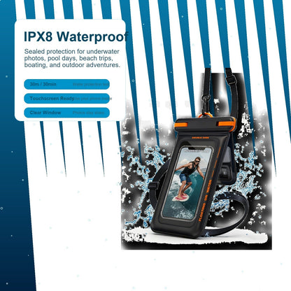 Floating Waterproof Phone Pouch – Float, Protect & Stay Connected - Morrowden