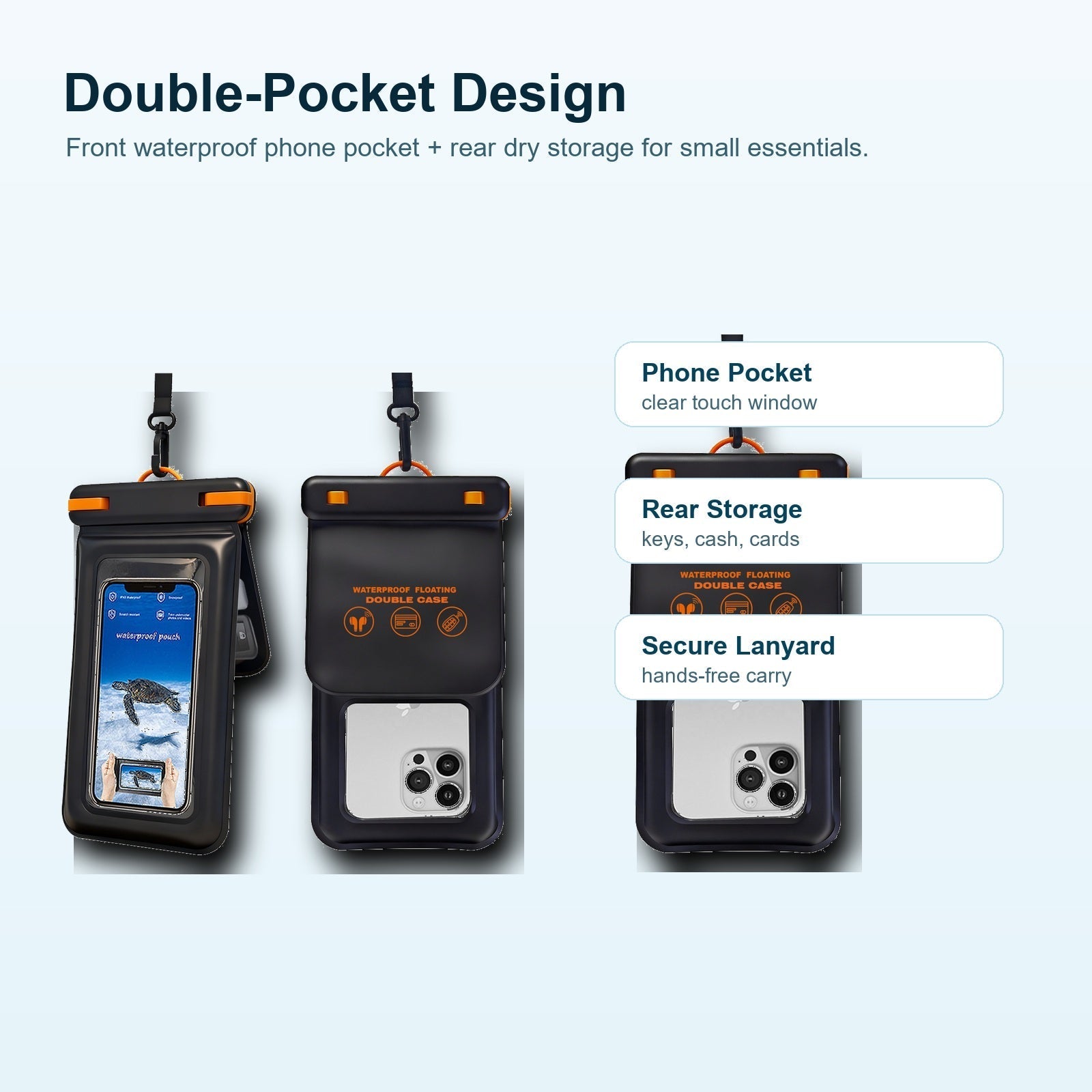 Floating Waterproof Phone Pouch – Float, Protect & Stay Connected - Morrowden